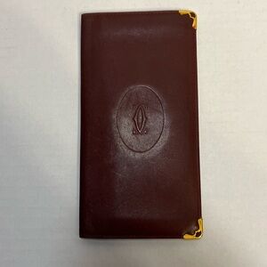 Cartier Bordeaux bifold long‎ wallet